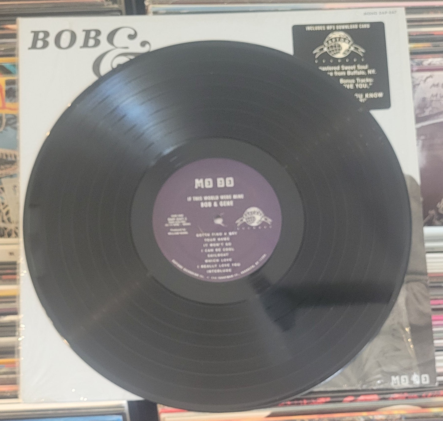 BOB & GENE "If This World Were Mine" LP (2017) Soul Funk VG+/VG+