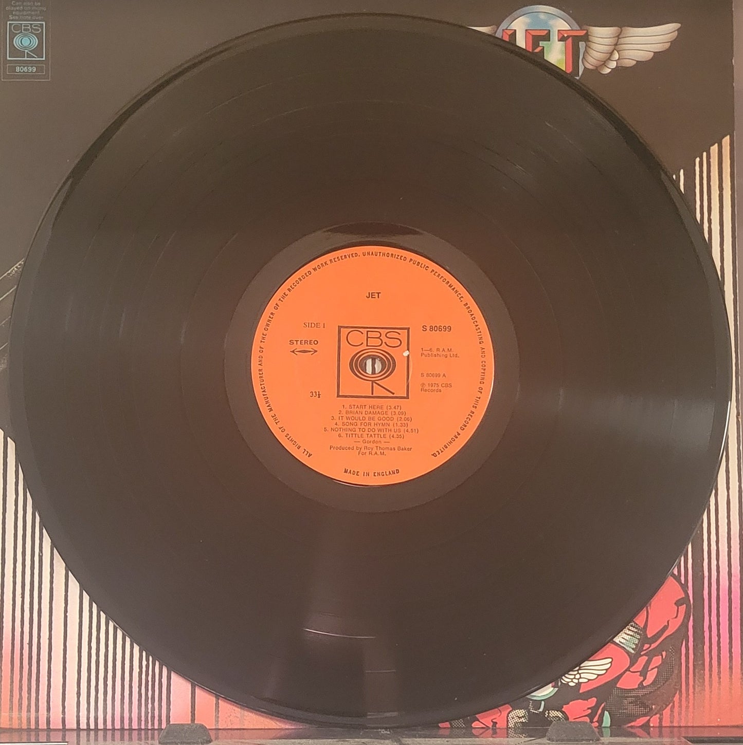 JET "Jet" LP (1975) UK Press