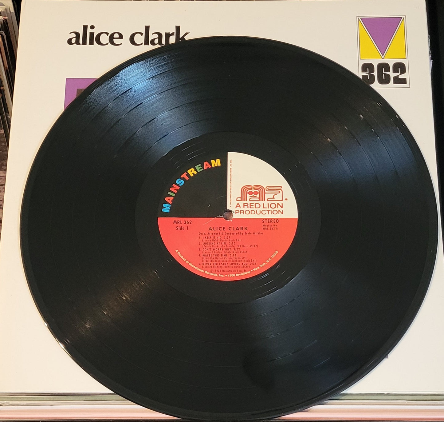 CLARK, ALICE "Alice Clark" LP (2001) Mainstream Reissue SOUL VG+/VG+