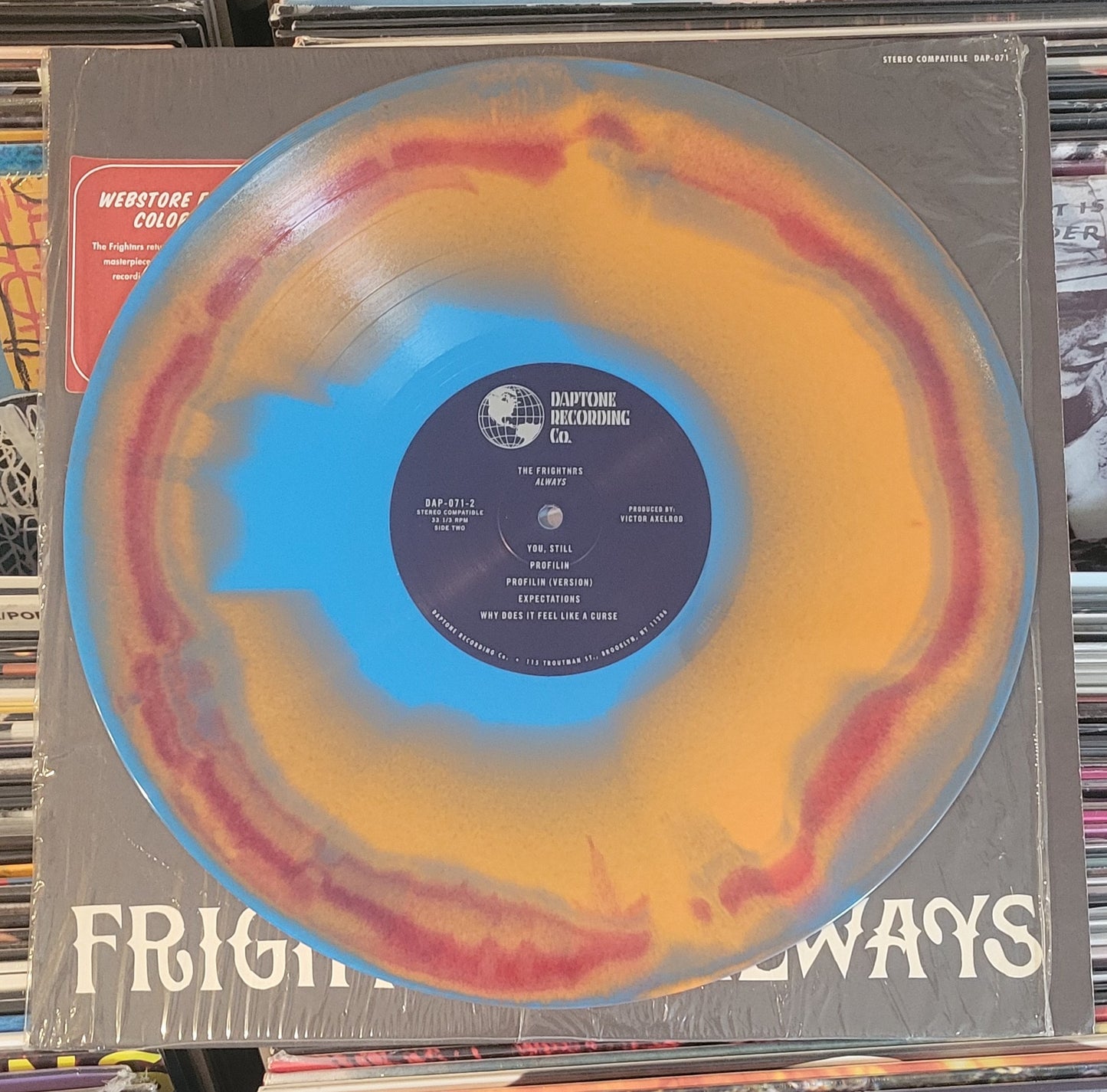 FRIGHTNRS, THE "Always" LP (2022) Reggae Rocksteady Queens Aurora Colored VG/VG+
