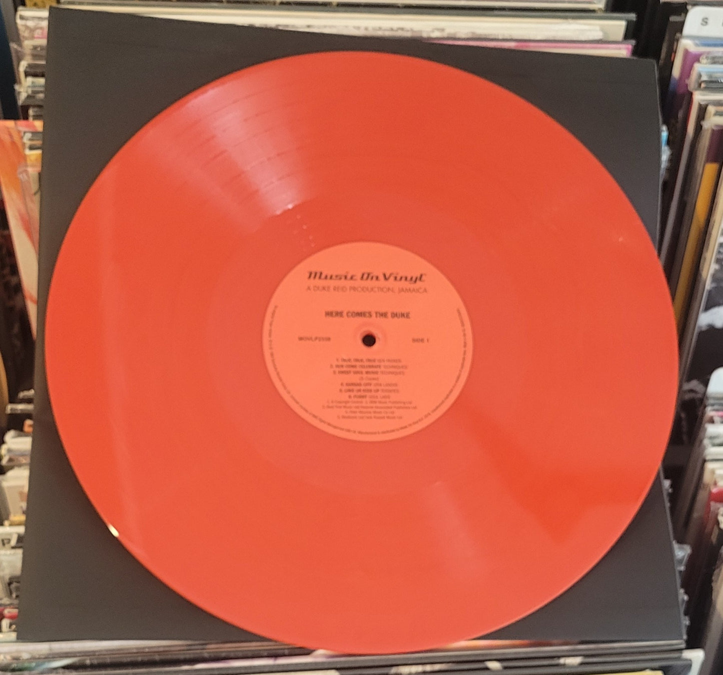 HERE COMES THE DUKE (Comp) LP (2019) Reggae Rocksteady Orange 180g VG+/VG+