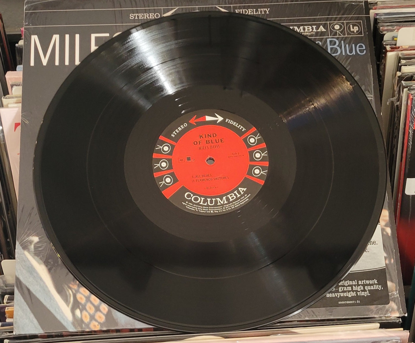 DAVIS, MILES "Kind of Blue" LP (180g) 2010 Legacy Reissue VG+/VG+