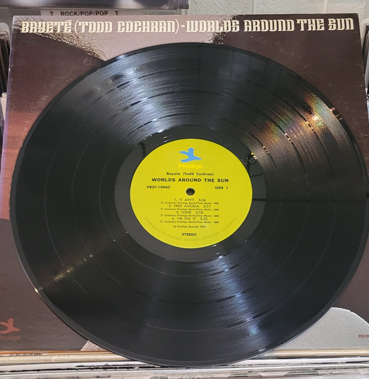 BAYETE (TODD COCHRAN) "Worlds Around The Sun" LP (1972)
