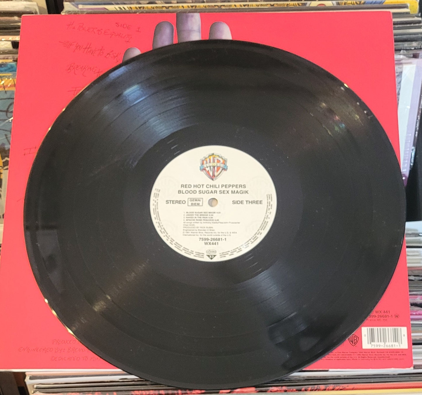 RED HOT CHILI PEPPERS "Blood Sugar Sex Magik" LPx2 (2011) VG+/VG+