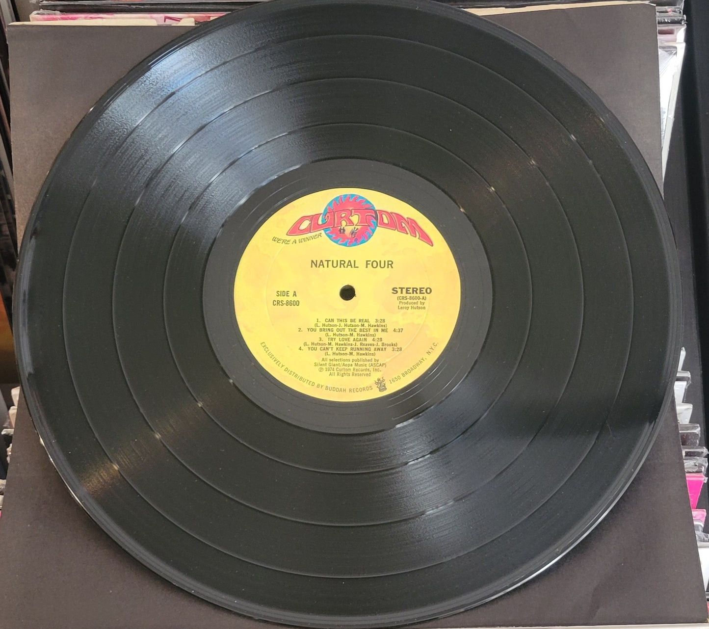 NATURAL FOUR s/t (1974) Funk Soul VG/VG
