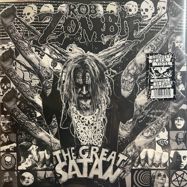 ZOMBIE, ROB "The Great Satan" LP (Ghostly Black)