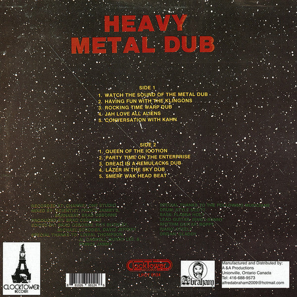 Scientist "Heavy Metal Dub" LP