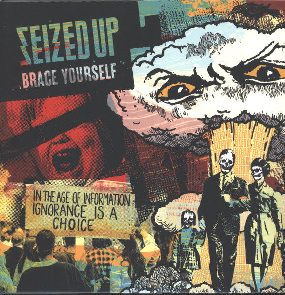 SEIZED UP "Brace Yourself" LP (Splatter Vinyl)