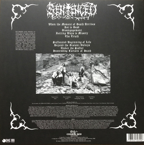 SENTENCED "Shadows of Past" LP (Clear Smoke)
