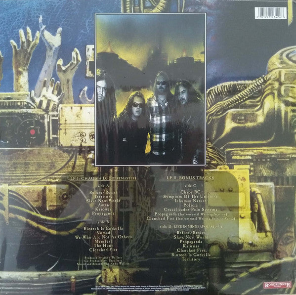 SEPULTURA "Chaos A.D." LPx2 (Expanded Edition)