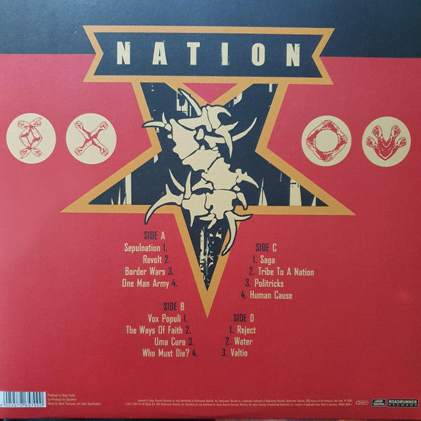 SEPULTURA "Nation" LPx2