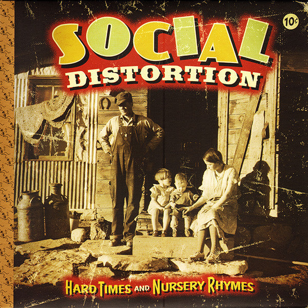 SOCIAL DISTORTION "Hard Times and Nursery Rhymes" LP (w/ Poster)