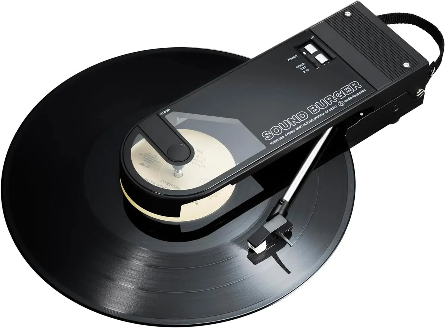 AT-SB727-BK Sound Burger Portable Turntable