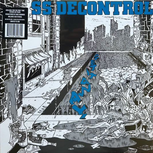 SS DECONTROL "Get It Away" LP (Blue Vinyl)