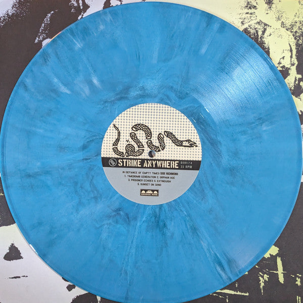 STRIKE ANYWHERE "In Defiance of Empty Times" LP (Blue Vinyl)