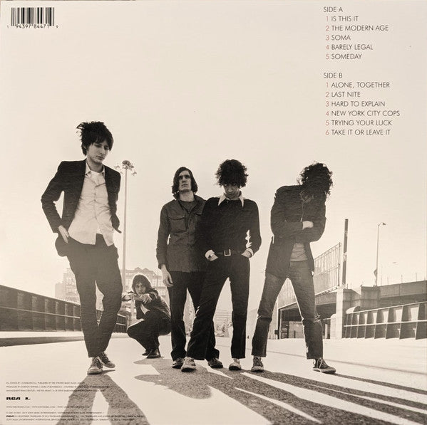 STROKES, THE "Is This It" LP (International Cover)