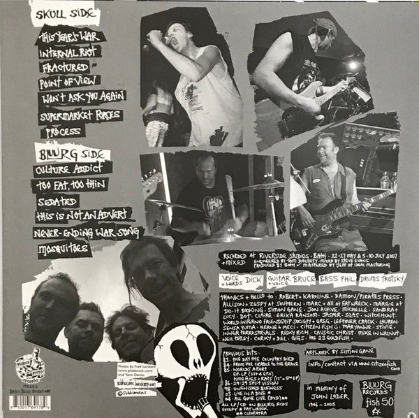 SUBHUMANS "Internal Riot" LP