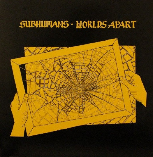 SUBHUMANS "Worlds Apart" LP (Red Vinyl)