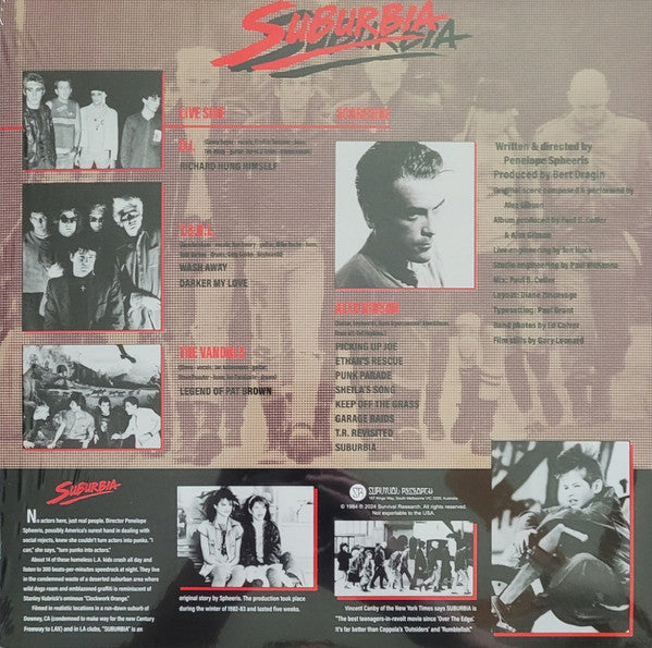 VARIOUS "Suburbia - Original Soundtrack Recording" LP