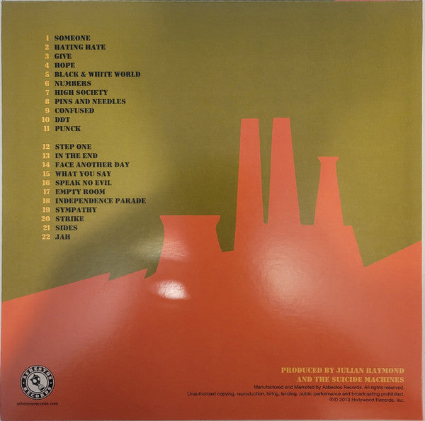 SUICIDE MACHINES, THE "Battle Hymns" LP (Blue Vinyl)