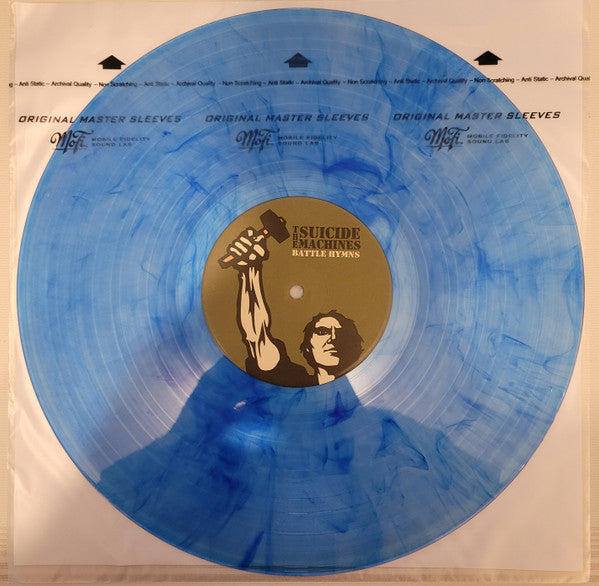SUICIDE MACHINES, THE "Battle Hymns" LP (Blue Vinyl)