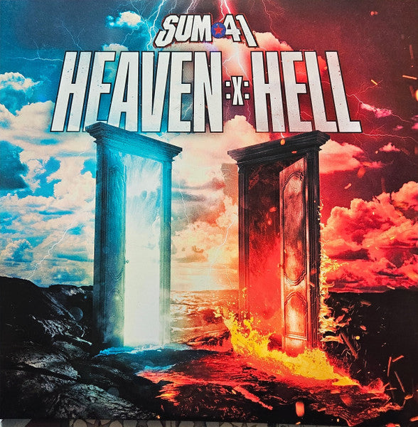 SUM 41 "Heaven :x: Hell" LP x2 ( Red & Black Quad With Blue Splatter)