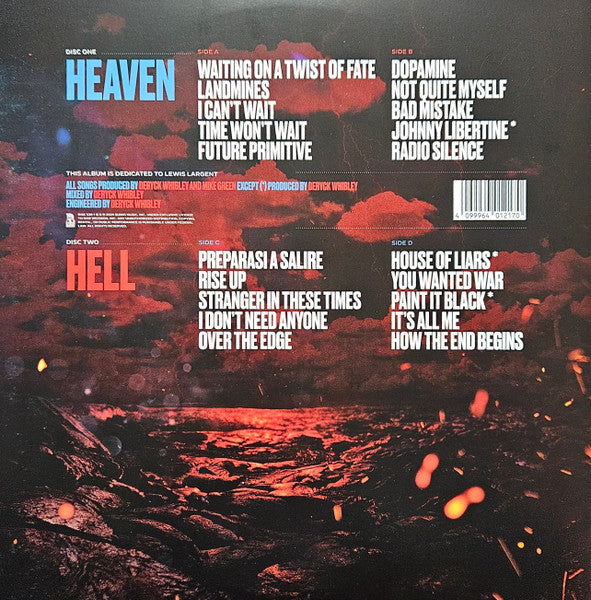 SUM 41 "Heaven :x: Hell" LP x2 ( Red & Black Quad With Blue Splatter)