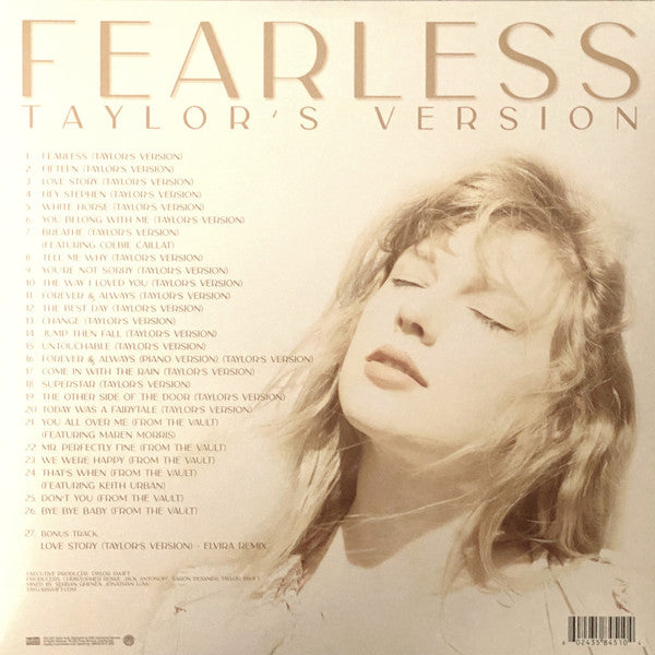SWIFT, TAYLOR "Fearless" LPx3 (Taylor's Version)