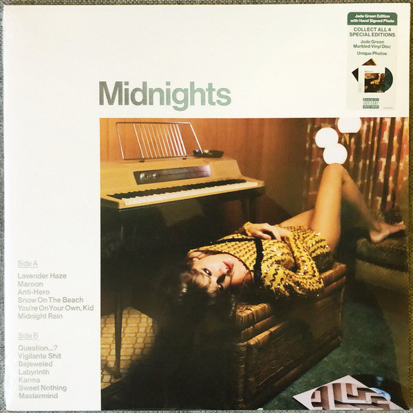 SWIFT, TAYLOR "Midnights" LP (Jade Green)