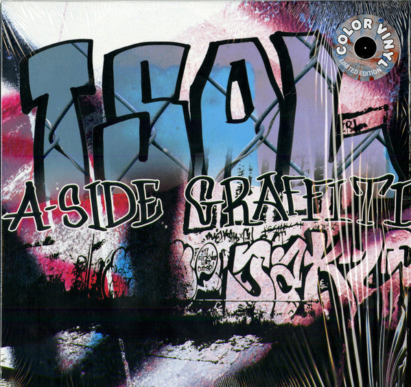 T.S.O.L. "A-Side Graffiti" LP (Blue/White/Red Blended Vinyl)