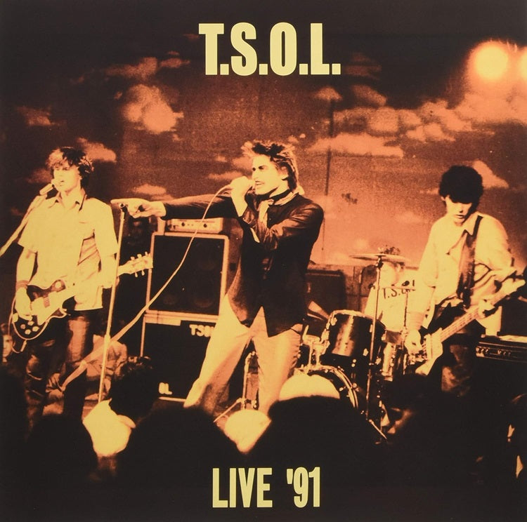 T.S.O.L. "Live '91" LP (Orange Vinyl)