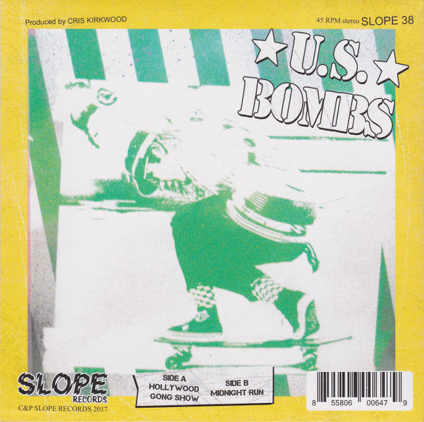 U.S. BOMBS "Hollywood Gong Show" (Blue Vinyl)