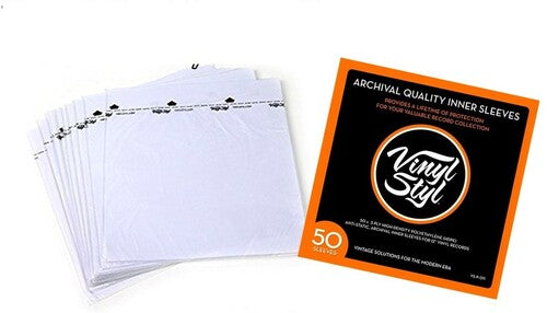 Vinyl Styl® 12 Inch Archival Inner Record Sleeves (50 Count)