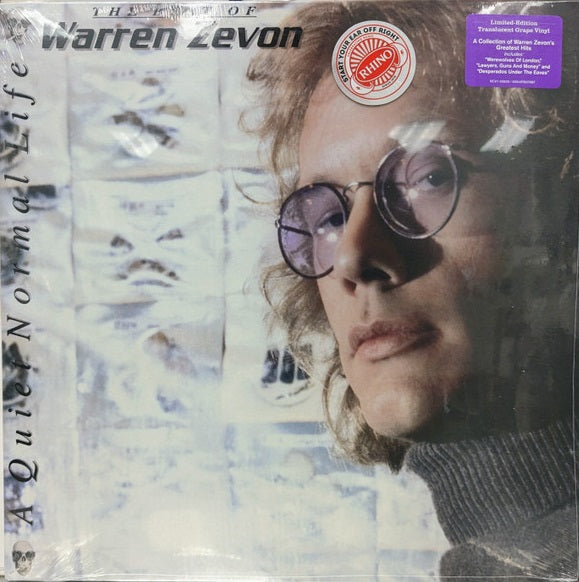 ZEVON, WARREN "A Quiet Normal Life (The Best Of)" LP