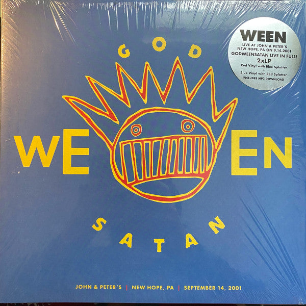 WEEN "God Ween Satan" LPx2 (Red/Blue Vinyl)