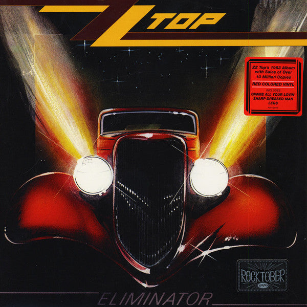 ZZ TOP "Eliminator" LP (Red Vinyl)