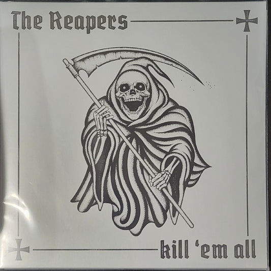 REAPERS, THE "Kill 'Em All" LP (Silver Vinyl)