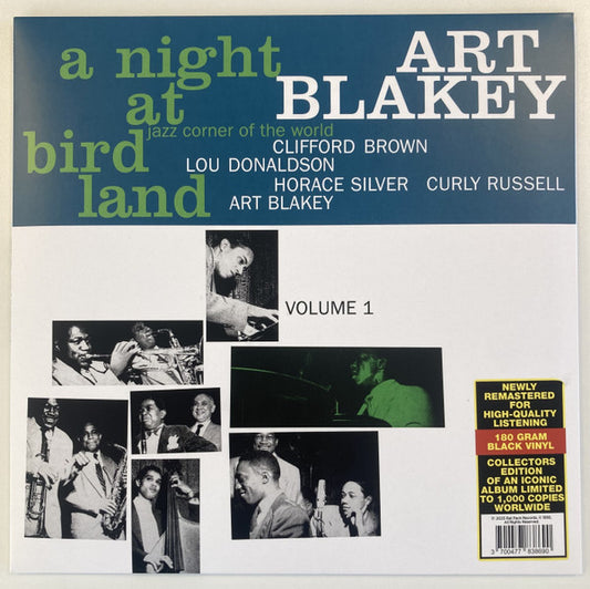 BLAKEY, ART QUINTET "A Night At Birdland Volume 1" LP (2025)
