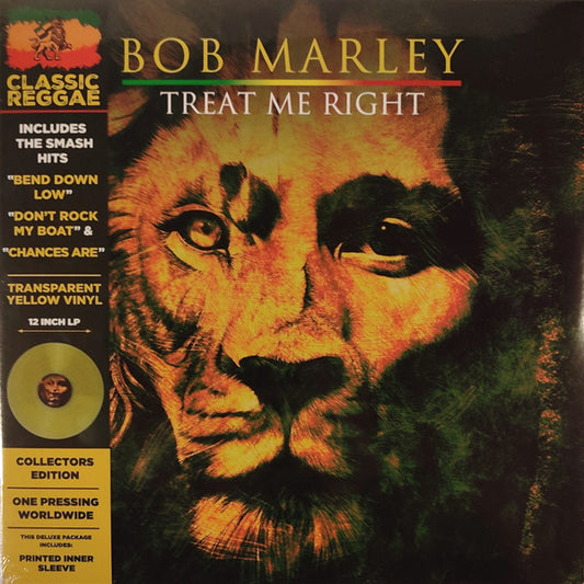 MARLEY, BOB "Treat Me Right" LP (Yellow Vinyl)