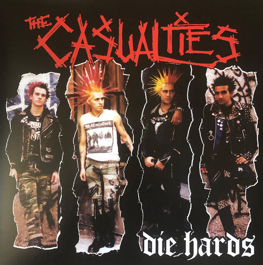 CASUALTIES, THE "Die Hards" LP (Red/Black Vinyl)