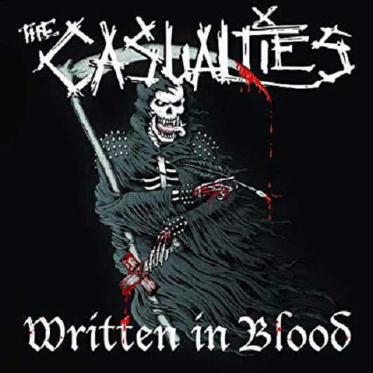 CASUALTIES, THE "Written in Blood" LP (White Vinyl)