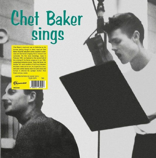 BAKER, CHET "Chet Baker Sings" LP (Clear Vinyl, Numbered)