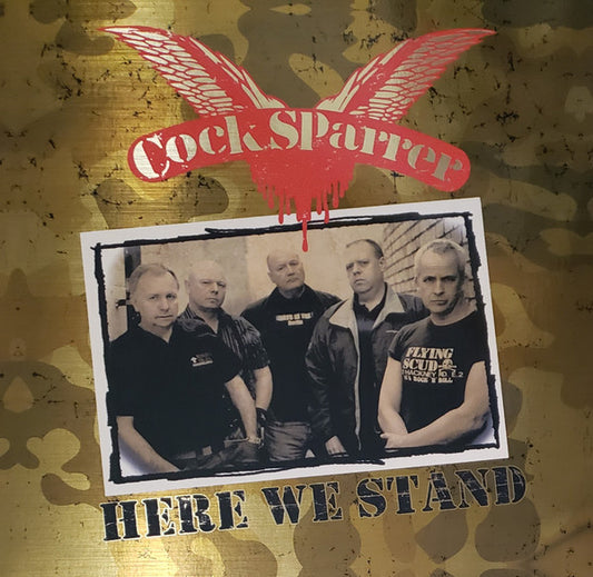 COCK SPARRER "Here We Stand" LP (50th Anniversary)