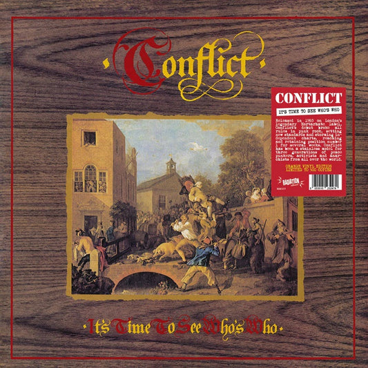 CONFLICT "It's Time To See Who's Who" LP (Orange Vinyl)
