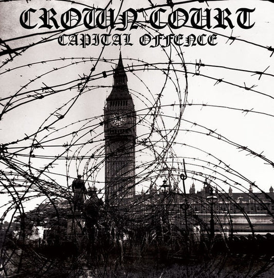 CROWN COURT "Capital Offense" LP (Silver/White Vinyl)
