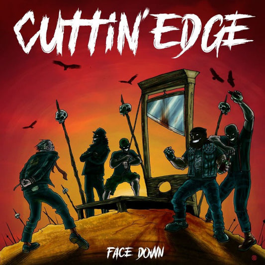 CUTTIN' EDGE "Face Down" LP (Orange Vinyl)