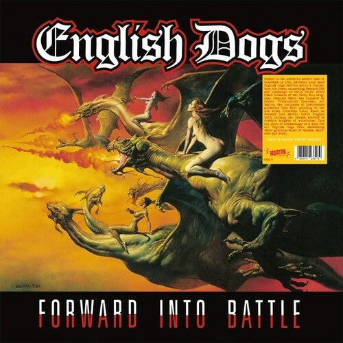 ENGLISH DOGS "Forward Into Battle" LP (Orange Vinyl)