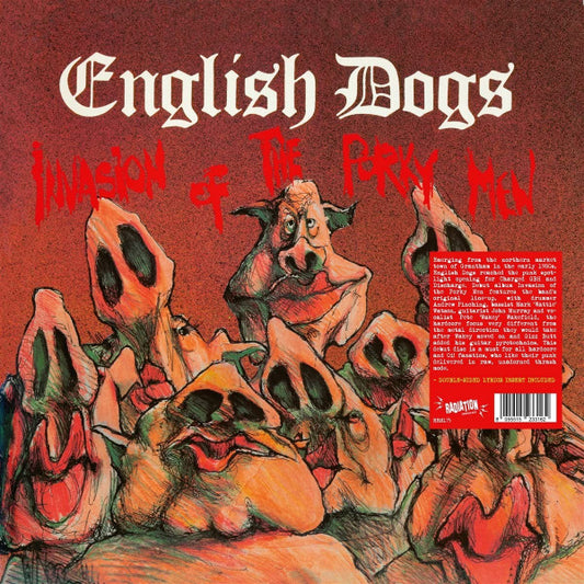 ENGLISH DOGS "Invasion of the Porky Men" LP (Grey Vinyl)