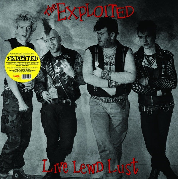 EXPLOITED, THE "Live Lewd Lust" LP (Yellow Vinyl)
