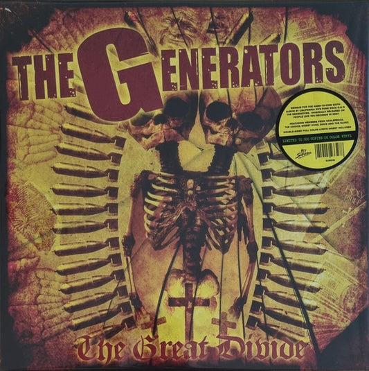 GENERATORS, THE "The Great Divide" LP (Yellow Vinyl)